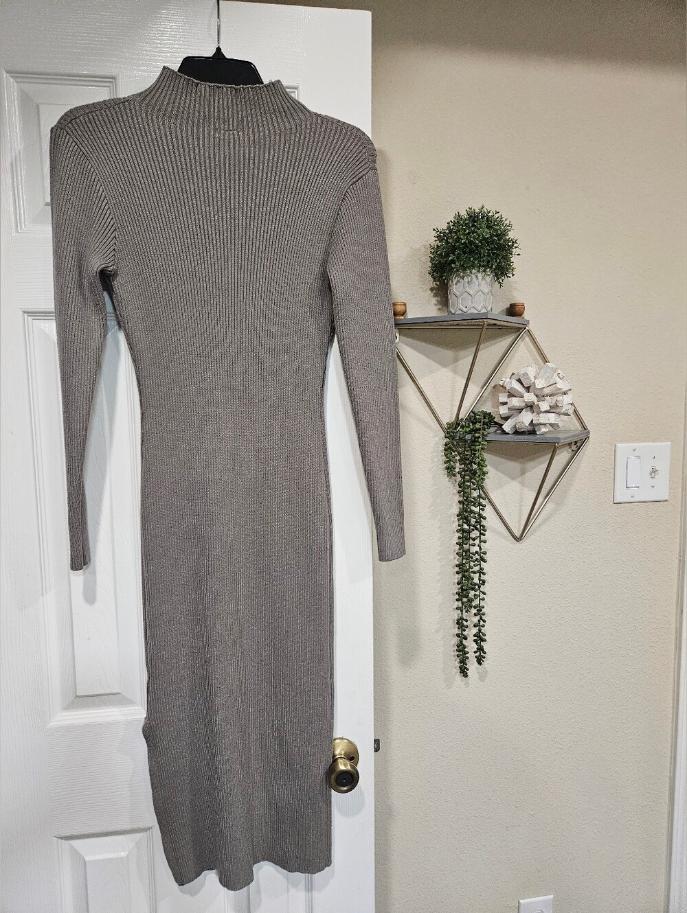 Sweater knit dress